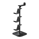 サンワサプライ ゲームコントローラースタンド(ヘッドフォンホルダー付・ブラック) JY-STN1BK 関連(IT AV機器 他 周辺機器 電源 液晶 クリーニング 装置 マウス 無線 有線 コード アダプタ)(2)