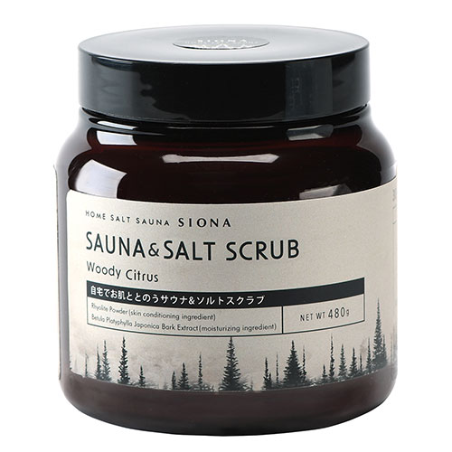 【3個セット】 ノルコーポレーション SIONA サウナ&ソルトスクラブ ウッディシトラス OBSIO0102X3