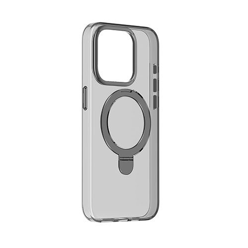 2025 クリスマス スマホ pc 機器 パーツ ケース スタンド アクセサリー 部品 マウス パット WEB LAN ルーター デジタル関連 | MOMAX モーマックス FLIP MagSafe対応リングスタンドケース for iPhone 15 Pro クリアブラック MM25534i15PR