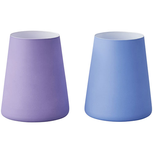 シュトルツル カラースキーム ペアタンブラー ブルー&ライラック K20486328 | タンブラー 関連単語 こぼれない コップ グラス 蓋付き 大容量 蓋 セット 真空 断熱 名 保温 保冷 持ち運び ペアー ストロー 名入り