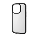 LAN ルーター パソコン スマートフォン スマホ OA機器 デジタル 情報 周辺 機器 パーツ デジタル関連 | エレコム iPhone 15 Pro TOUGH SLIM LITE フレームカラー 背面ガラス PM-A23CTSLFCGBK(2)