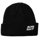 MACK BARRY マクバリー 【BEANIE(ビーニー)】 CLASSIC PATCH SHORT BEANIE ブラック MCBRY70504 ジャンル(バッグ 小物 ブランド雑貨 帽子 メンズ帽子 ニット帽)(4)