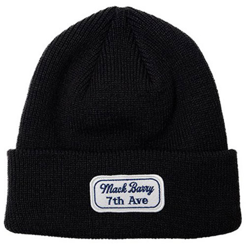 MACK BARRY マクバリー 【BEANIE(ビーニー)】 7TH AVE PATCH BEANIE MCBRY71778 ジャンル(ニット帽 帽子 バッグ メンズ帽子 ブランド雑貨 小物)