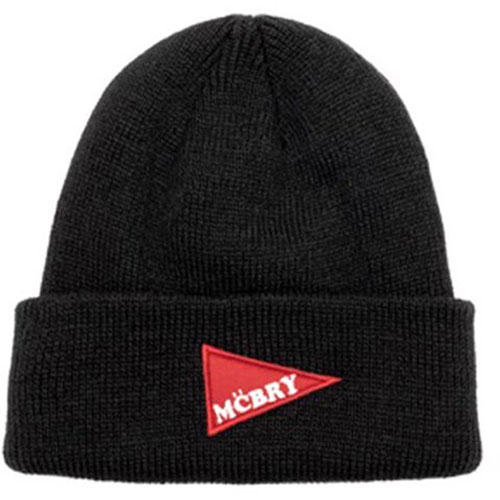 MACK BARRY マクバリー 【BEANIE(ビーニー)】 MACK BARRY マクバリー FLAG PATCH BEANIE MCBRY73420 ジャンル(メンズ帽子 ニット帽 バッグ 帽子 ブランド雑貨 小物)