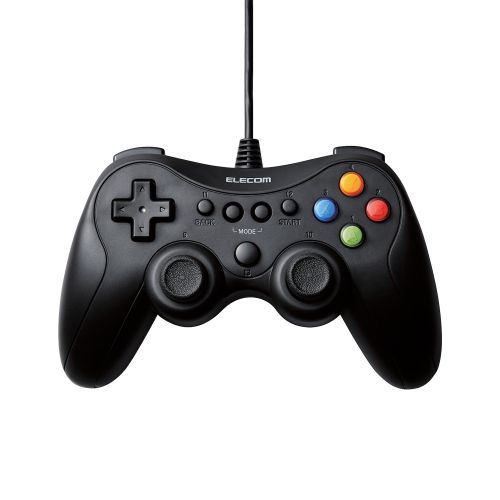 情報 周辺 機器 パーツ ケース スタンド アクセサリー 部品 マウス パット WEB デジタル関連 | エレコム ELECOM GAMING 有線FPSゲームパッド GP30SV JC-GP30SVBK