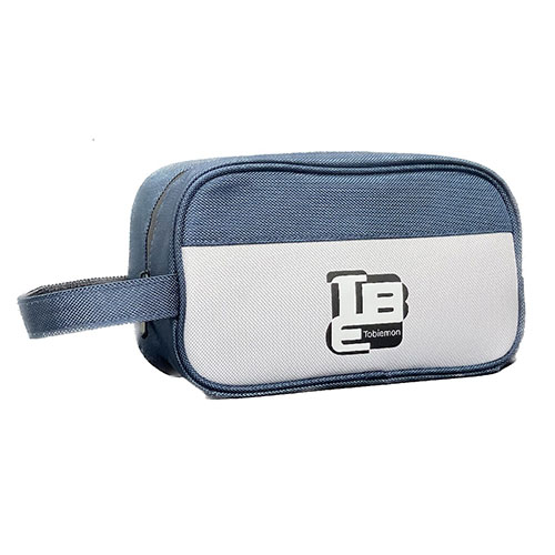 【6個セット】 TOBIEMON ラウンドポーチ ブルーホワイト T-RP-BWX6 ジャンル(アウトドア カートバッグ ケース ゴルフ スポーツ バッグ)