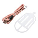 MCO 7インチ対応 ストラップ付スマホホルダー クリア ピンク SAC-SB05/CPK | スマホ スマートフォン 関連単語 タッチペン 白 ロム 車 自転車 冷却 ファン 防水 ケース ショルダー スタンド 手帳型 リング スマホケース トラップ ポーチ 三脚 本体 sim フリー(2)