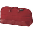 【5個セット】 LIHIT LAB. SMART FIT ワイドオープンペンケース レッド A-7688-3-RDX5 ジャンル(筆記具 文房具 日用品雑貨 事務用品 手芸)(3)