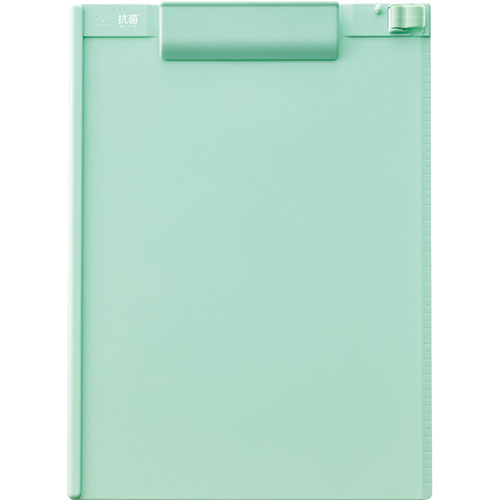 【5個セット】 LIHIT LAB. ALCLEA 抗菌クリップボード ライトグリーン A-7940-19-LGX5 ジャンル(手芸 事務用品 ファイル 文房具...
