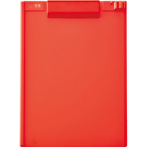 【5個セット】 LIHIT LAB. ALCLEA 抗菌クリップボード レッド A-7940-3-RDX5 ジャンル(ファイル 文房具 日用品雑貨 手芸 事務用...