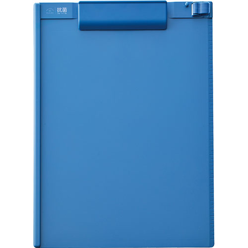 【5個セット】 LIHIT LAB. ALCLEA 抗菌クリップボード ブルー A-7940-8-BLX5 ジャンル(文房具 日用品雑貨 ファイル 事務用品 手...