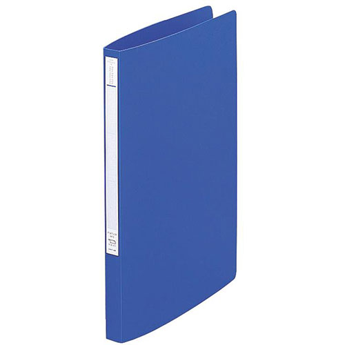 【10個セット】 LIHIT LAB. Avanti スーパーパンチレスファイル A4S ブルー F-347U-20-BLX10 ジャンル(日用品雑貨 文房具 ...