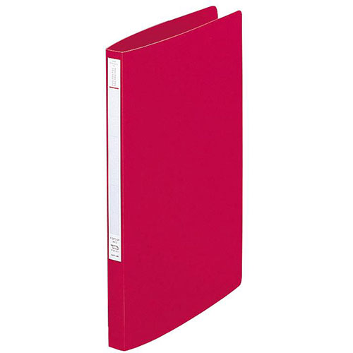 【10個セット】 LIHIT LAB. Avanti スーパーパンチレスファイル A4S 3赤 F-347U-3-RDX10 ジャンル(日用品雑貨 文房具 手芸...