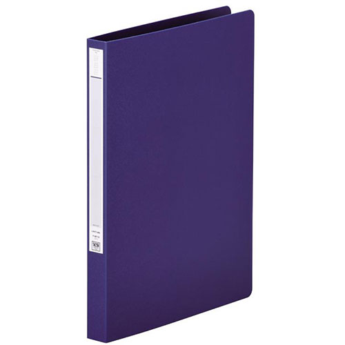 【5個セット】 LIHIT LAB. パンチレスファイル(HEAVY DUTY) A4S 紺 F-367-13-NVX5 ジャンル(日用品雑貨 文房具 手芸 文...