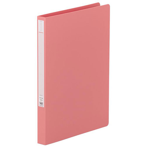 【5個セット】 LIHIT LAB. パンチレスファイル(HEAVY DUTY) A4S 桃 F-367-2-PKX5 ジャンル(日用品雑貨 文房具 手芸 文房...