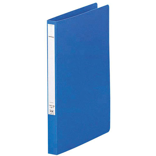 【5個セット】 LIHIT LAB. パンチレスファイル(HEAVY DUTY) A4S 藍 F-367-9-NVX5 ジャンル(日用品雑貨 文房具 手芸 文房...