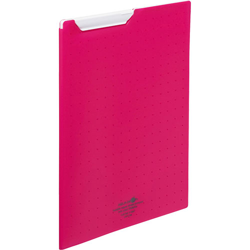 【5個セット】 LIHIT LAB. クリップファイル A4 赤 F-5067-3-RDX5 ジャンル(日用品雑貨 文房具 手芸 文房具 事務用品 ファイル バ...