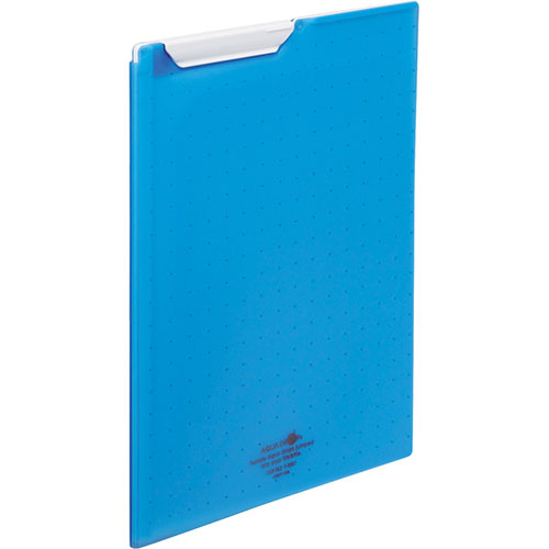 【5個セット】 LIHIT LAB. クリップファイル A4 青 F-5067-8-BLX5 ジャンル(日用品雑貨 文房具 手芸 文房具 事務用品 ファイル バ...