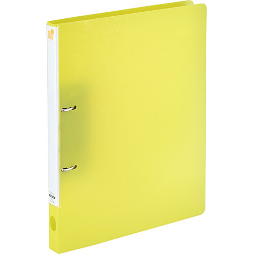 【10個セット】 LIHIT LAB. ツイストリングファイル スマートスリム A4 イエロー F-7005-5-YEX10 関連(日常 生活 暮らし グッズ ...