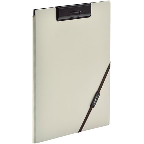 【5個セット】 LIHIT LAB. SMART FIT クリップファイル ベージュ F-7560-16-BEX5 ジャンル(文房具 ファイル 手芸 事務用品 ...