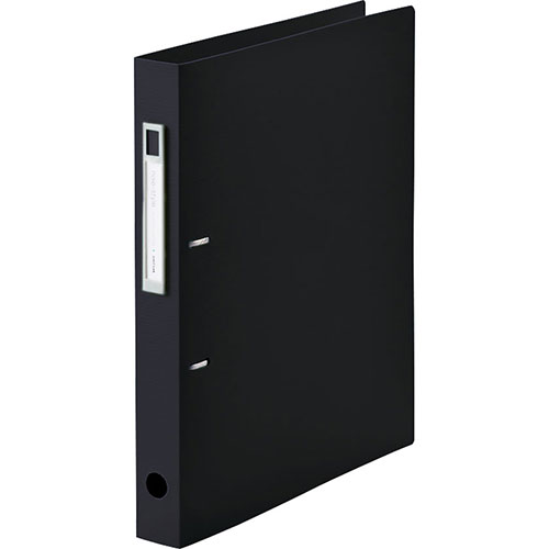【5個セット】 LIHIT LAB. noieーstyle D型リングファイル A4 ブラック F-7684-24-BKX5 関連(アイディア おしゃれ ホビー...