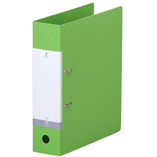 人気 冬 お歳暮 ギフト クリスマス プレゼント 【5個セット】 LIHIT LAB. リクエスト D型リングファイル A4S 黄緑 G2280-6-YGX5黄...