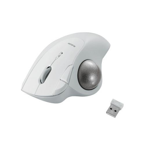 OA機器 デジタル 情報 周辺 機器 パーツ ケース スタンド アクセサリー 部品 マウス デジタル関連 | エレコム 2.4GHz無線トラックボール IST 5ボタン 人工ルビーモデル M-IT10DRWH