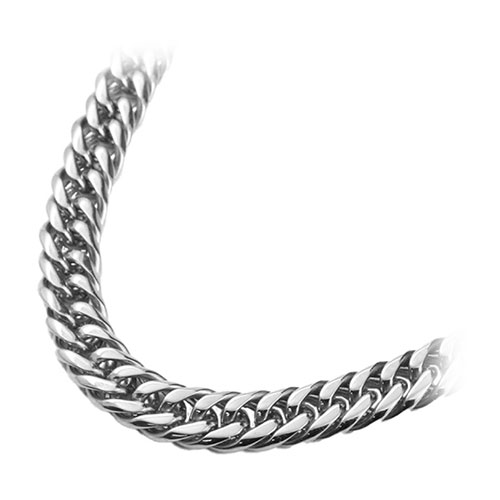 CrazyAngel ネックレスチェーン ステンレス316L 50cm 太め 幅10mm 厚み3.2mm シルバー 0037ca-997 | ネックレス 関連単語 女性 男性 かわいい かっこいい 可愛い ジュエリー アクセサリー メンズ レディース チェーンのみ ケース 収納 金 スタンド
