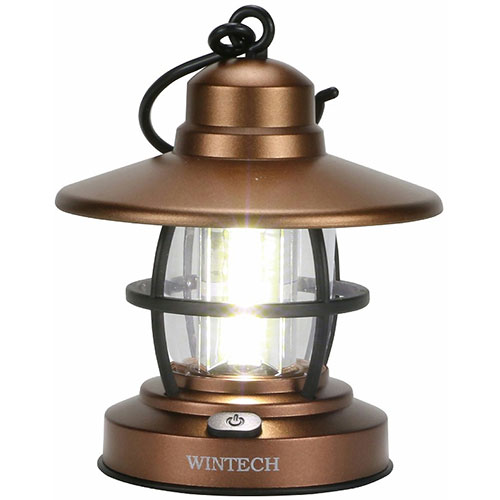 【5個セット】 WINTECH キャンピングLEDランタン(乾電池式) KCL-330BX5 関連（避難グッズ 転倒 防災 用品 安全 グッズ 避難 火災 固定)