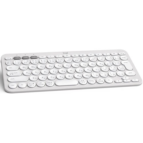 スタンド アクセサリー 部品 マウス パット WEB LAN ルーター パソコン スマートフォン スマホ デジタル関連 | ロジクール PEBBLE KEYS 2 K380S Bluetoothキーボード オフホワイト K380sOW