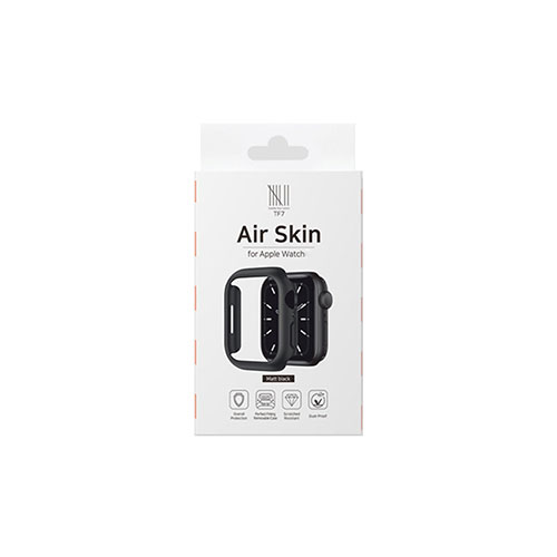TF7 ティーエフセブン ハードケース Air Skin for Apple Watch 40mm マットブラック TF07MB40 ジャンル（スマートウォッチアクセサリー スマートフォン タブレット）