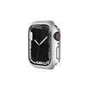 TF7 ティーエフセブン ハードケース Air Skin for Apple Watch 44mm クロームシルバー TF07CS44 | Apple 関連単語 9 充電器 充電 カバー ultra スマートフォン カード スマホ タブレット ギフト Pencil ウオッチ メンズ アップル watch 10 バンド se(2)