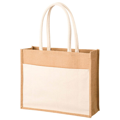 ジュート&キャンバスポケットトート(L) 22457612 関連（アイディア おしゃれ ホビー おもちゃ 文具 雑貨 ）