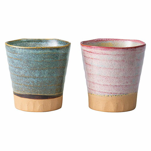 美濃窯変 カップペア 木箱入 22406009 ジャンル（キッチン用品 食器 調理器具 食器 カトラリー グラス ..