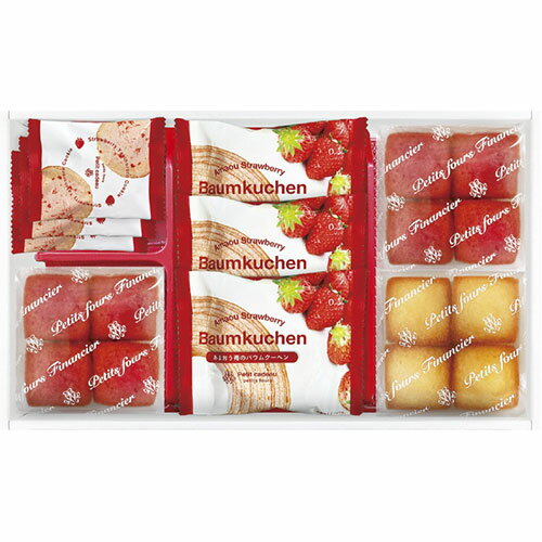 Petit cadeau あまおう苺バウムクーヘン&プチフィナンシェ ギフトボックス L8120035 ジャンル（コーヒー飲料 水 コーヒー ソフトドリンク）