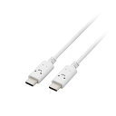 【5個セット】 エレコム しろちゃんUSB Type-C(TM)ケーブル MPA-CCF10WFX5 関連(周辺機器 アクセサリー スマートフォン PC カード USB ハブ コンバータ スマホ リーダー スキャナー)(2)