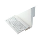 パソコン スマホ タブレット PC アクセサリー 充電式Bluetooth Ultra slimキーボード Slint ホワイト携帯性と利便性を追求したBluetooth(R)ウルトラスリムキーボードです 最薄部わずか5.(2)