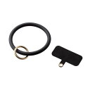 エレコム ハンドストラップ シリコンリング ラウンド ブラック P-STHSI2BK 関連(IT AV機器 他 周辺機器 電源 液晶 クリーニング 装置 マウス 無線 有線 コード アダプタ)(2)