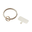 OA機器 デジタル 情報 周辺 機器 パーツ ケース スタンド アクセサリー 部品 マウス デジタル関連 | エレコム ハンドストラップ シリコンリング ダイヤ ベージュ P-STHSIDBE(2)