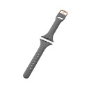 エレコム Apple Watch用 シリコンバンド スリムタイプ(41/40/38mm) &me チャコールグレー AW-41BDSCJGY 関連(コンピュータ 他 アクセサリー パソコン メディア web メモリ ヘッド バッテリー)
