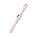 エレコム Apple Watch用 シリコンバンド スリムタイプ(41/40/38mm) &me ラベンダー AW-41BDSCJPU 関連(コンピュータ 他 アクセサリー パソコン メディア web メモリ ヘッド バッテリー)