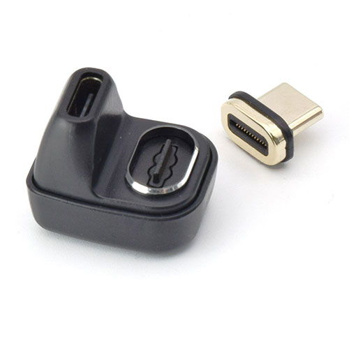 LAN デジタル パット 情報 スタンド ケース ルーター 周辺 スマホ パーツ アクセサリー デジタル関連 | 日本トラストテクノロジー JTT TYPE-Cマグネット変換コネクタ U型SLIM TCTCMG-180-SLIM