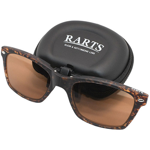 伊藤光学工業 RARTS ATTACH&GO クリップオン偏光サングラス ブラウンデミ RA-010BRD ジャンル(ブランド雑貨 小物 眼鏡 サングラス バッグ)