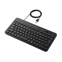 エレコム 有線ミニキーボード ブラック TK-CM10UMKBK(2)