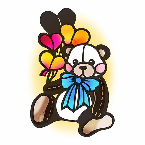 人気 冬 お歳暮 ギフト クリスマス プレゼント トラストプリンティング 切り絵キット くまちゃん/bear-A5black-H ハンドメイドペーパーカット K...