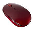 Digio デジオ FLATTY フラッティ Bluetooth 3ボタン BlueLEDマウス レッド MUS-BKT154R | Bluetooth wifi 無線 ワイヤレス 関連単語 送信機 トランスミッター 変換 機器 ルーター 中継器 usb 充電 キーボード 充電器 ブルートゥース イヤホン スピーカー マウス(2)