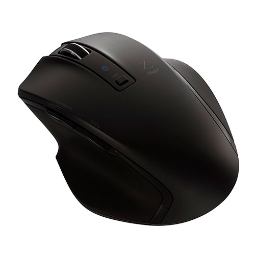 部品 マウス パット WEB LAN ルーター パソコン スマートフォン スマホ OA機器 デジタル デジタル関連 | Digio デジオ Bluetooth 5ボタンBlueLEDマウス ブラック MUS-BKF131BK