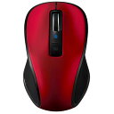 Digio デジオ Bluetooth5 静音3ボタンBlueLEDマウス レッド MUS-BKT174R | Bluetooth wifi 無線 ワイヤレス 関連単語 ブルートゥース イヤホン スピーカー マウス 送信機 トランスミッター 変換 機器 ルーター 中継器 usb 充電 キーボード 充電器(2)