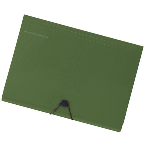人気 冬 お歳暮 ギフト クリスマス プレゼント LIHIT LAB. SMART FIT キャリングドキュメント A4 オリーブ A7589-22-OL