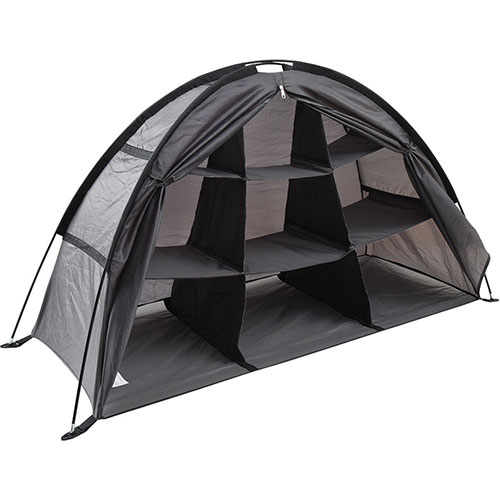 サンコー アウトドアでスッキリ収納 折りたたみテントラック MLTTNTCGY | 有孔ボード 棚 ラック 収納 関連単語 卓上 スタンド つっぱり 時短グッズ...